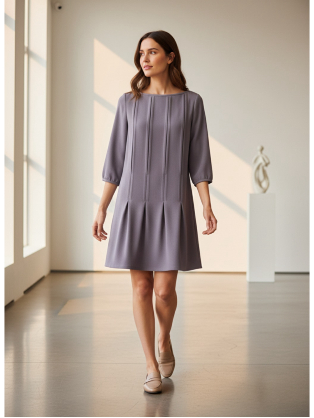 Fossil Sandra Mini Dress, Size S Purple NWT